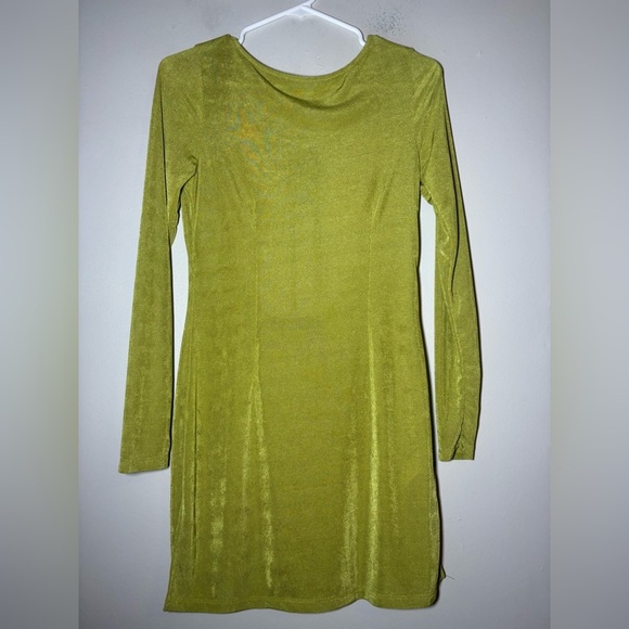 LIONESS Montana green mini dress size small - Picture 4 of 6